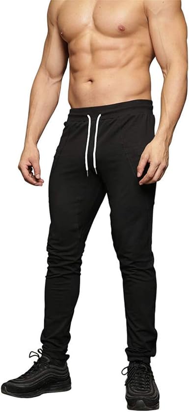 drawstring striped zipper decorated slim pants