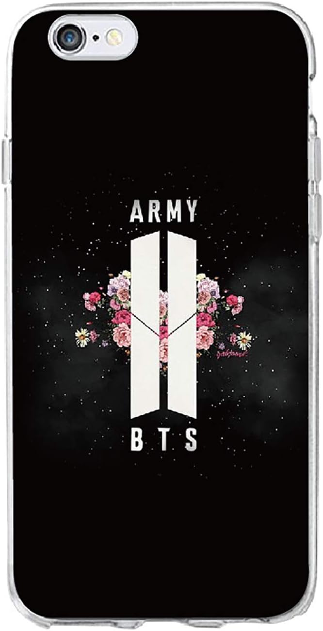 Ymine Kpop BTS Soft TPU Phone Case for iPhone X Xs Max Xr Jimin Suga Cover