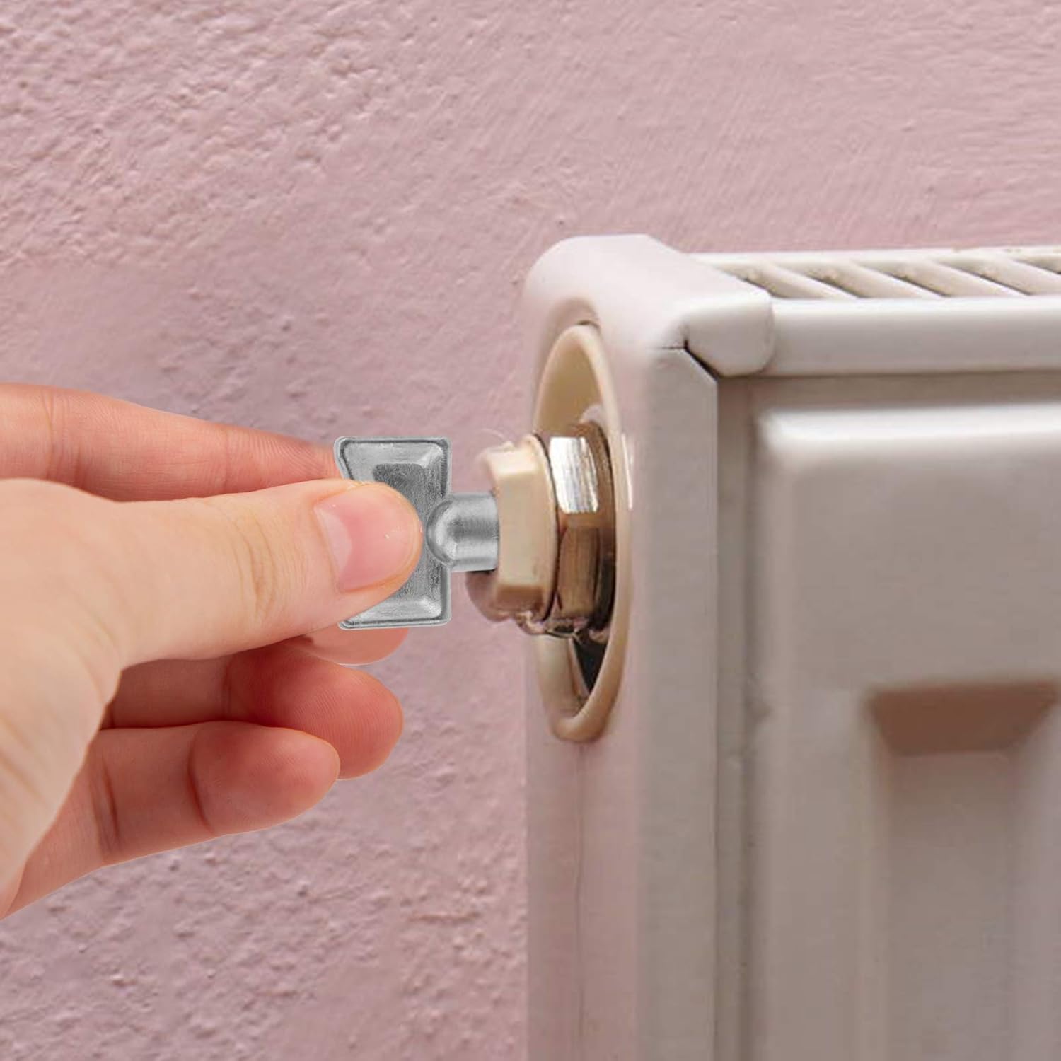 LUTER 4Pcs Radiator Valve Keys, Radiator Bleed Hole Key Radiator Vent