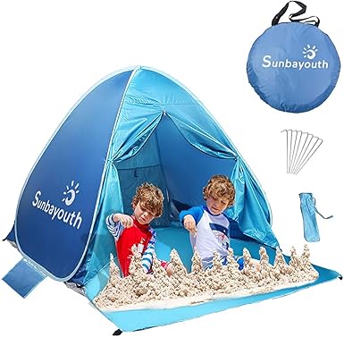 small pop up beach tent