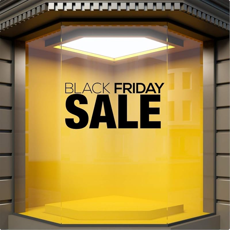 BLACK FRIDAY SALE Shop Window Sticker Retail Display Store Vinyl Decal Graphic Amazon.co.uk