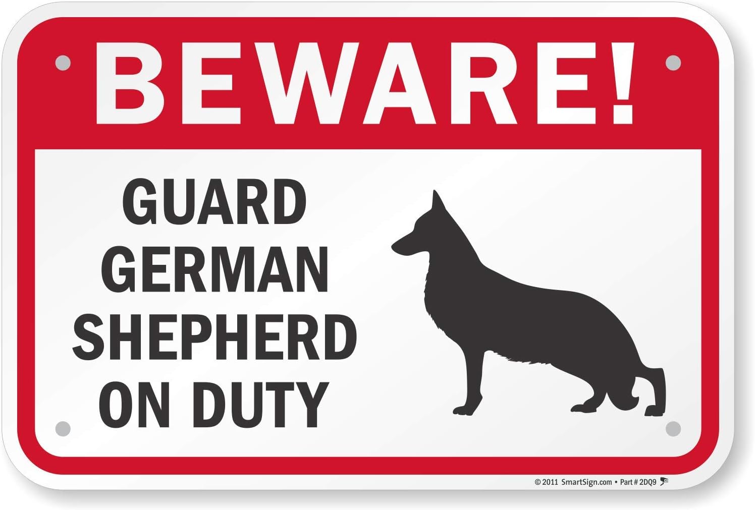 beware of german shepherd