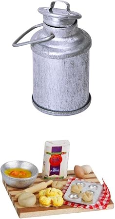 Amazon Co Jp ミニチュア 1 12スケールミニチュア ドールハウス ミルク缶 食べ物料理台モデル おもちゃ