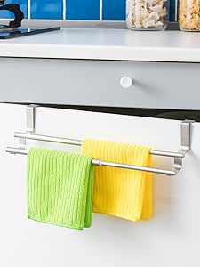 Cajon Puerta Del Gabinete Barra De Toalla Extensible Cuarto De Baño