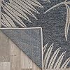 Rugshop Leaf Design Indoor/Outdoor Area Rug 7'10" x 10' Blue