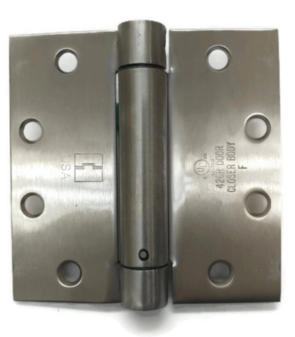 Hager Spring Hinge 1150 4.5 x 4.5 US32D/630 (Satin Stainless Steel