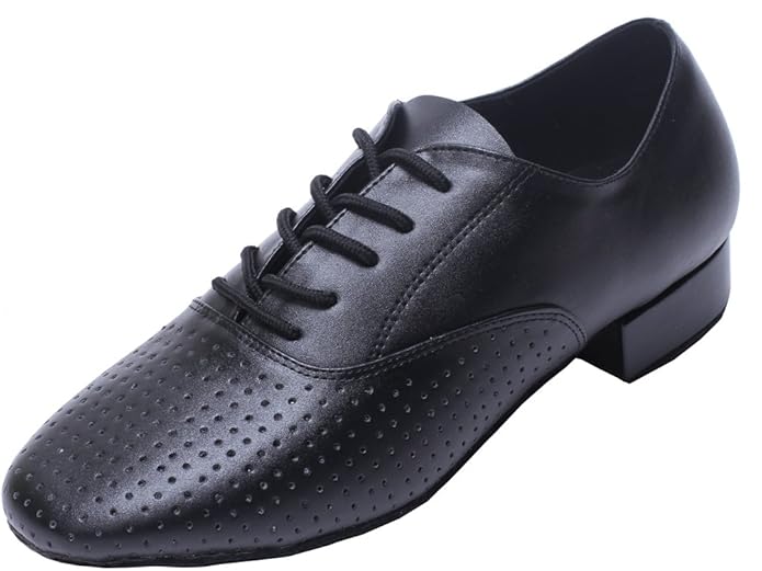 CFP JJ8002 Mens Jazz Practice Beginner Leather DanceShoes Amazon.co