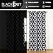 DOTHOUSE Printed Blackout Curtains-1 Panel,52 Inches Wide by 84 Inches Long,Room Darkening Curtains and Drapes for Bedroom Living Room Window,Thermal Insulated Grommet Top Grey White Moroccan Pattern
