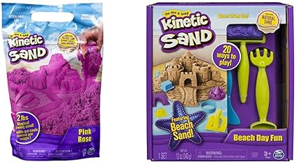 kinetic sand beach day fun