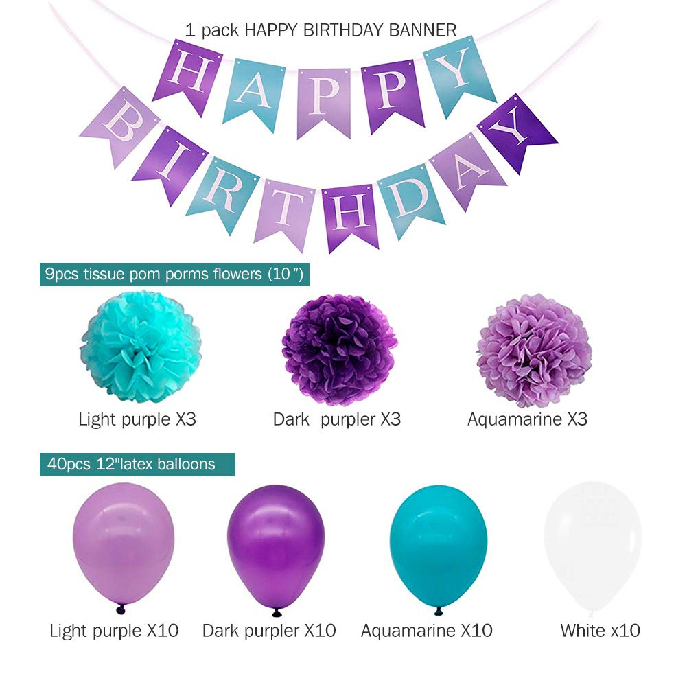 Download Meerjungfrau unter dem meer partydekorationen For Android Free