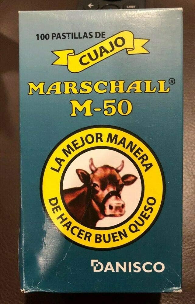 Cuajo 100 Pastillas Para Hacer Queso Marshall’s