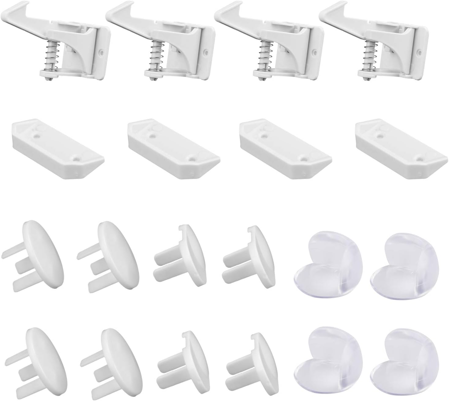 Amatt - Cerradura de seguridad para gabinetes de niños, cierres de