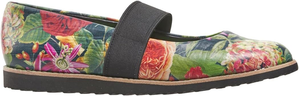 Womens Melissa Floral Mary Jane Flat Pump, Tangle Leather