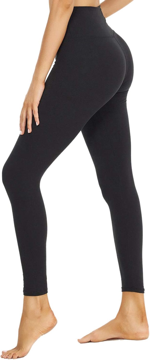 NexiEpoch Leggings for Women - High Waisted Soft Stretch Yoga Pants for Workout, Running - Reg & Plus Size: Clothing