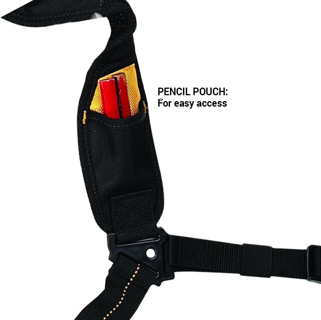 DEWALT DG5617 20-Pocket Pro Framer's Combo Apron Tool Belt and Yoke-style Suspenders - Tool Aprons - 