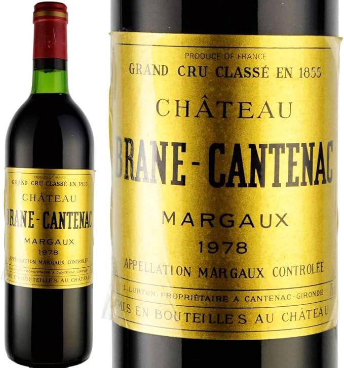 Amazon Co Jp 1978年 ワイン 赤ワイン 誕生日 生まれ年 プレゼント 1978年 シャトー ブラーヌ カントナック 750ml 正規輸入品 通販 食品 飲料 お酒