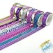 Glitter Tape Set of 50 Rolls- Decorative Washi Tape Perfect for DIY Crafts Book Designs,Scrapbook -Decorative, Bullet Journal,Planner,Album