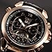 ESS Men Black Tourbillon Rose Golden Aviator Automatic Mechanical Watch WM183