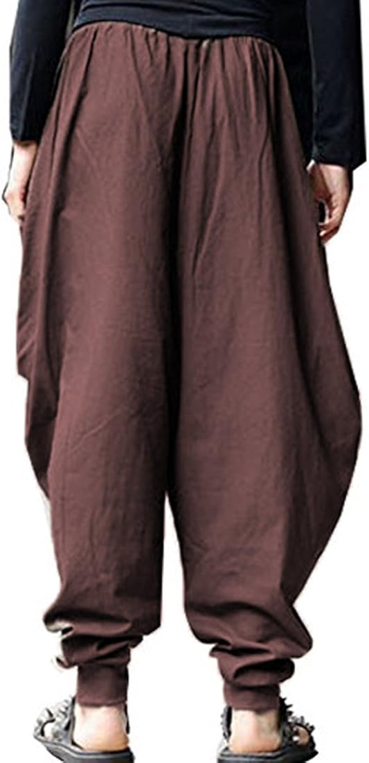 ONTTNO Men's Floral Stretchy Waist Casual Ankle Length Pants (Black) at  Men’s Clothing store