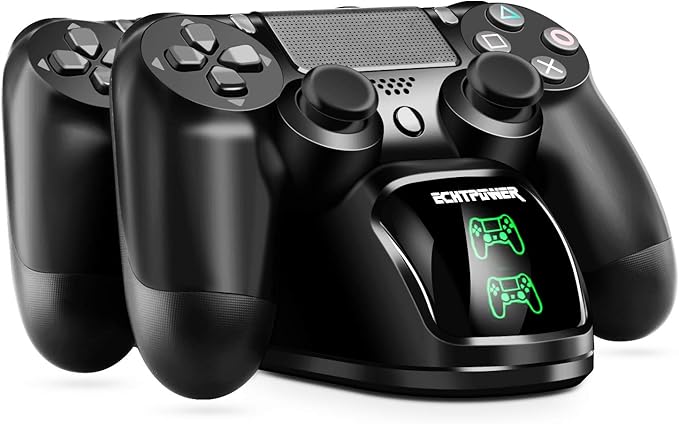 Ps4 Chargeur Echtpower Chargeur Manette Ps4 Station De Charge Avec Indicateur Led Charge Rapide Pour Sony Playstation4 Ps4 Amazon Fr High Tech