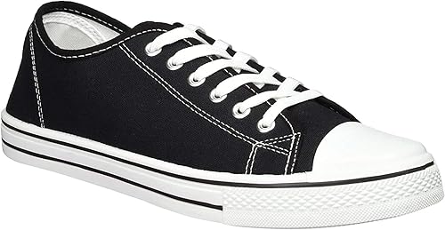 mens canvas trainers uk