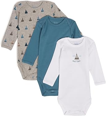 Bout Chou Lot De Trois Bodies Motif Tipi Bebe Garcon Taille 24 Mois Couleur Blanc Gris Chine Bleu Amazon Fr Vetements Et Accessoires