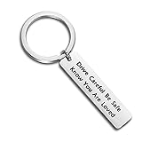 QIIER Drive Safe Keychain Drive Careful Be Safe