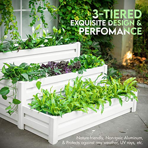 Tiered Raised Elevated Garden Bed Planter Box | For ...