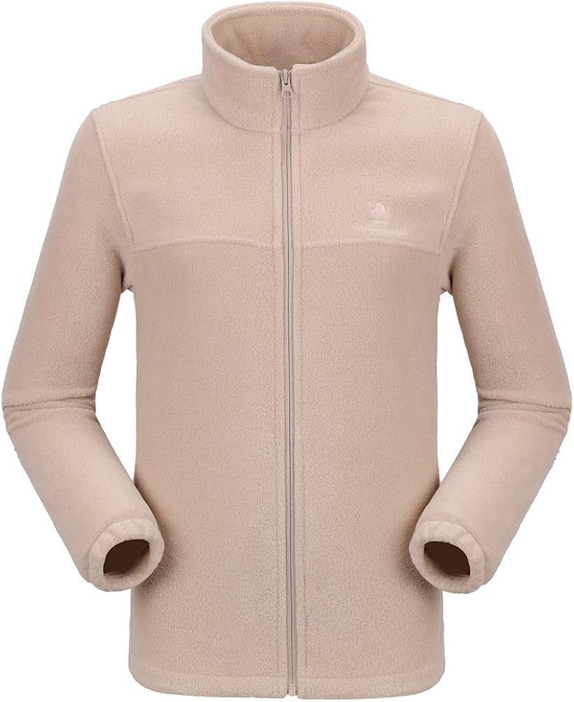 CAMEL CROWN Men Full Zip Fleece Jackets with Pockets Soft Polar Fleece Coat Jacket for Fall 