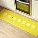 Ustide Lemon Non-slip Waterproof Area Rugs,Oil Proof Creative Rug Runner,17.7