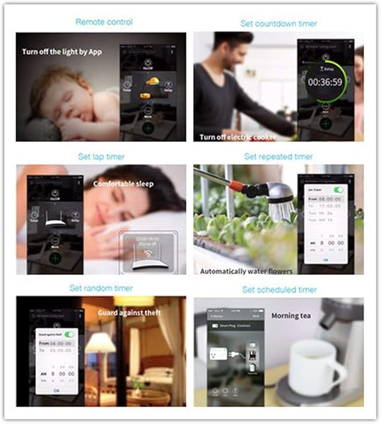 SP3S WiFi Smart Plug con seguimiento consumo smartlan Socket WLAN con indicador de consumo y control APP temporizador mando Socket Power Automation Conmutador para iPhone y Android para Broadlink