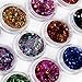 Polytree 12 Colors DIY Nail Art Glittering Rhombus Sequins Manicure Decorations