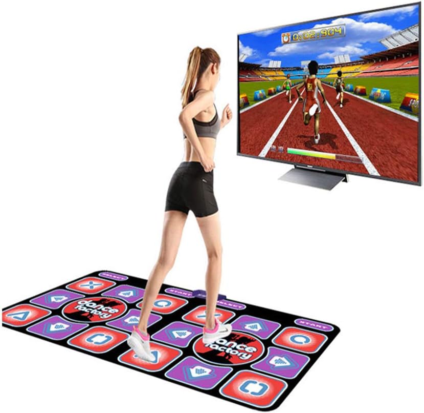 ZJJ Wireless Double Dance Mats,Foam Play Mat Thickening,NonSlip Dance Mat, for Office, Hotel