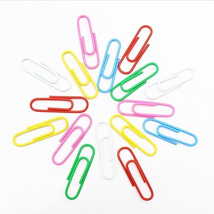 Amazon Oyan クリップ ゼムクリップ ピン ゼムピン ペーパークリップ プラスチック 金属材質 メモクリップ 文房具クリップ 50個入り クリップ リング 文房具 オフィス用品