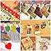 KINGLAKE 100 Pcs Mini Colored Wooden Heart Clothespins 3.5cm Photo Craft Clips for Wedding Party Decor with 100 Feet Jute Twine