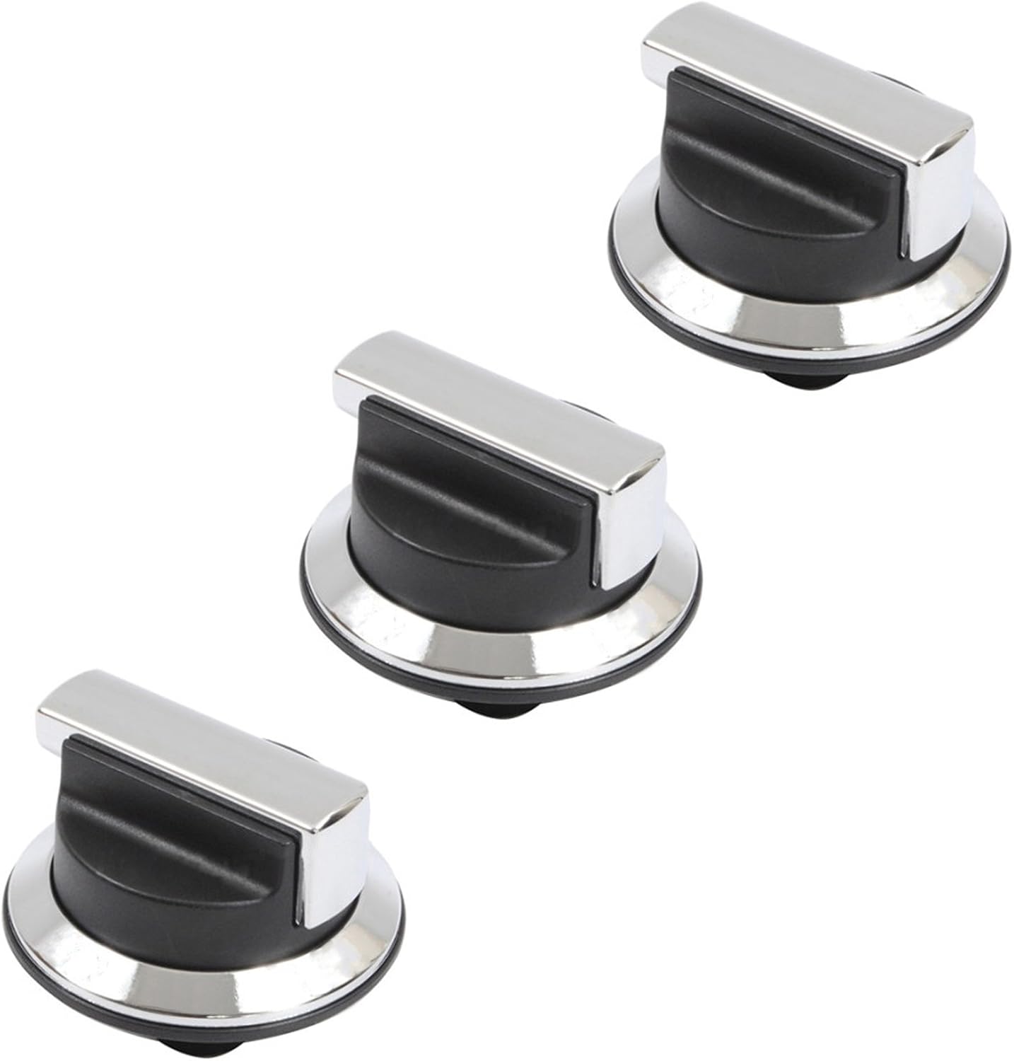 SPARES2GO Control Knob for Rangemaster Cooker Oven Hob (Pack of 3