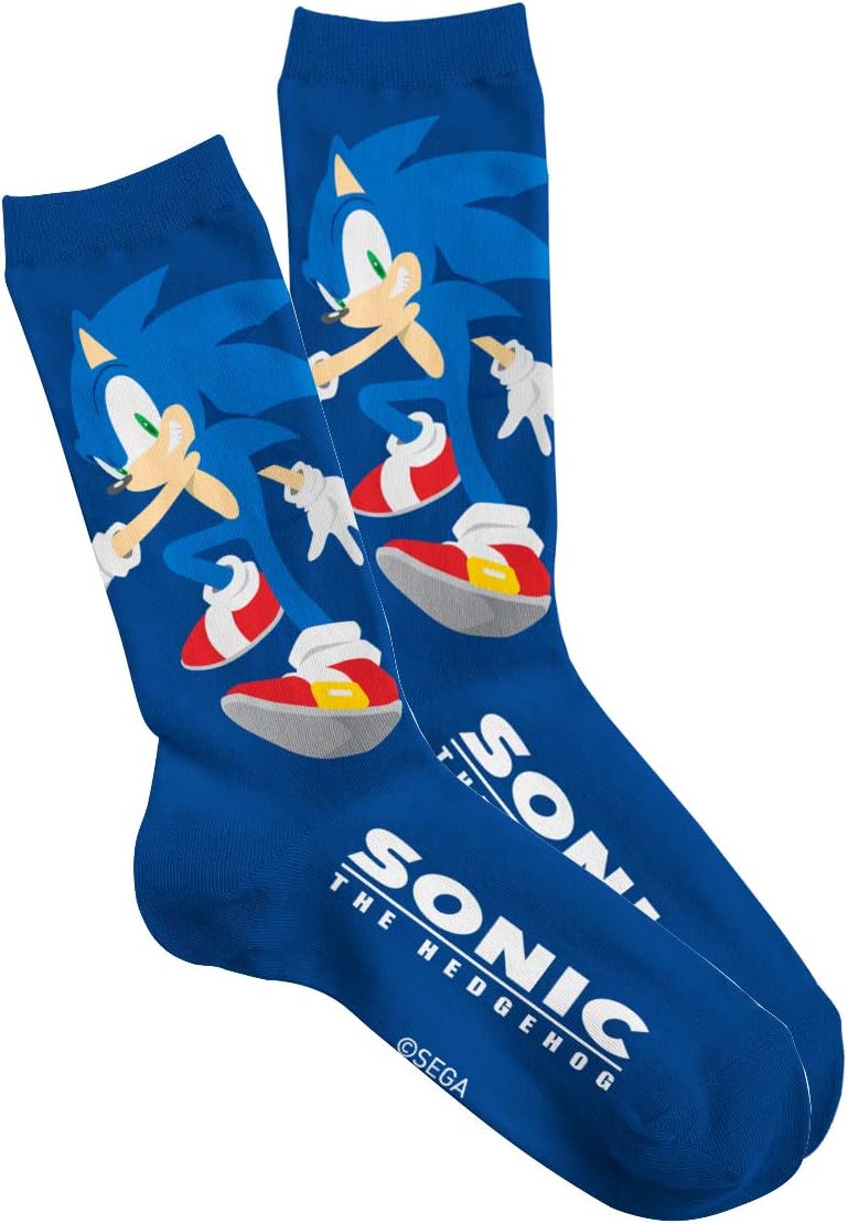 SONIC Official Modern The Hedgehog Full Character Socks