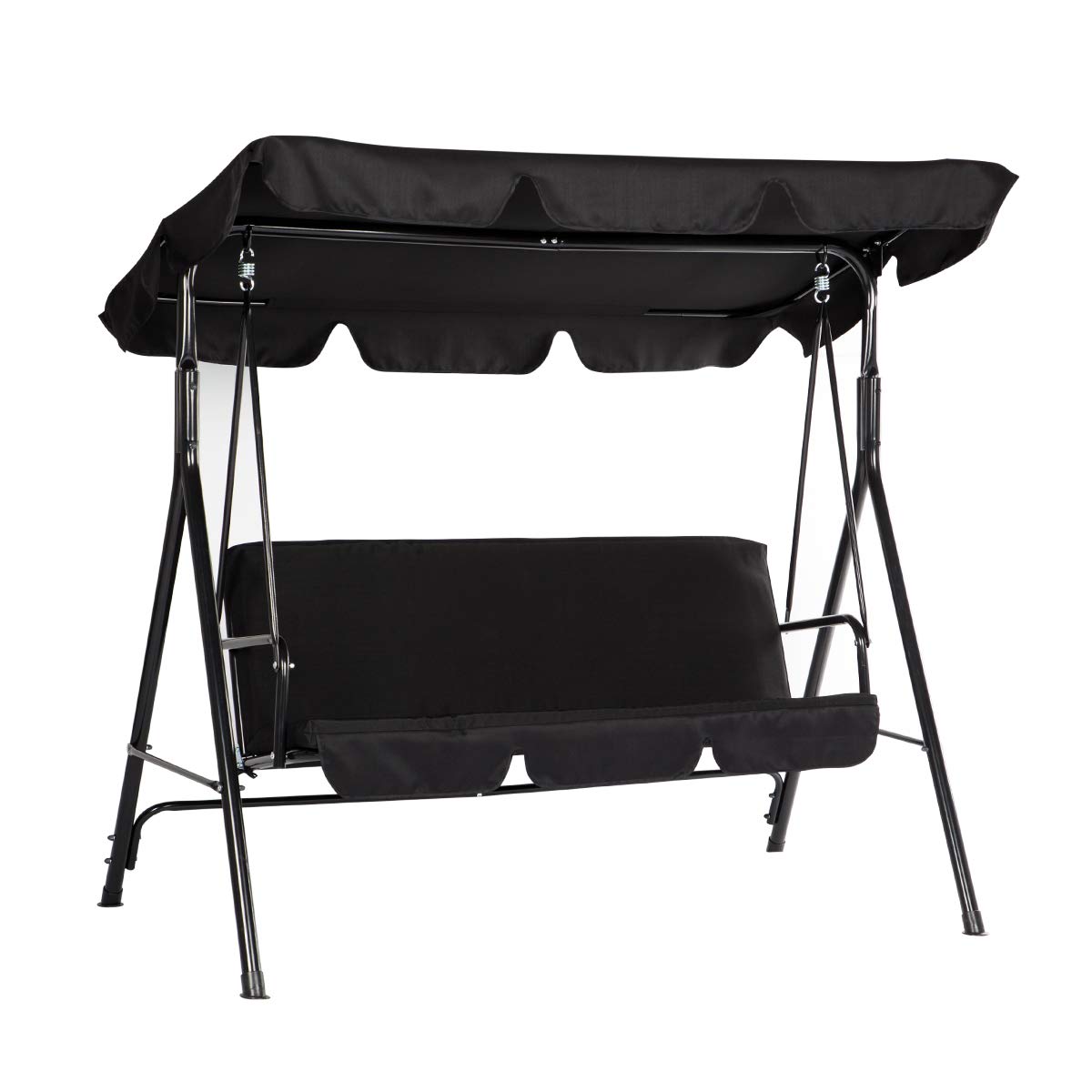 Esright Outdoor Patio Swing Chair Cnopy Swing With 3 Removable Cushion Seats And Weather Resistant Powder Coated Steel Frame Suitable For Patio Garden Poolside Balcony Garden Outdoor Dprd Tasikmalayakab Go Id