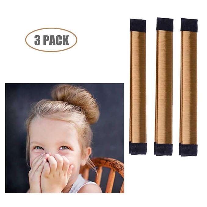 Ochioly Hair Bun Maker Kids Girls, Size 5.9 inch Magic Bun Maker for