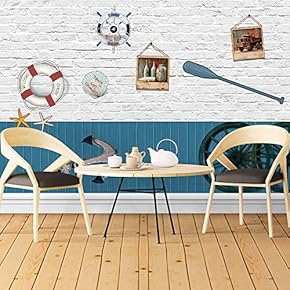Wall Mural Unique Design of Mediterranean Style Removable Self-Adhesive Large Wallpaper - 66x96 inches