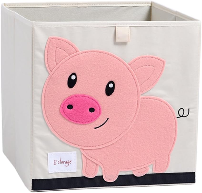 animal canvas storage boxes