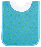 AM PM Kids! Green Dot Pullover Bib, Turquoise