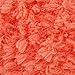 Charmkey Smooth Fur Yarn Super Soft Feeling 5 Bulky Fluffy Solid Colors Knitting Craft Polyester Fuzzy Nylon Yarn for Sweater Shawl Scarf Animal Toys and More, 1 Skein, 3.35 Ounce(Orange)