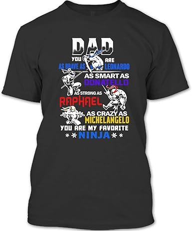 Daddy You Are My Favorite Ninja Family T Shirt For Ninja Dad S