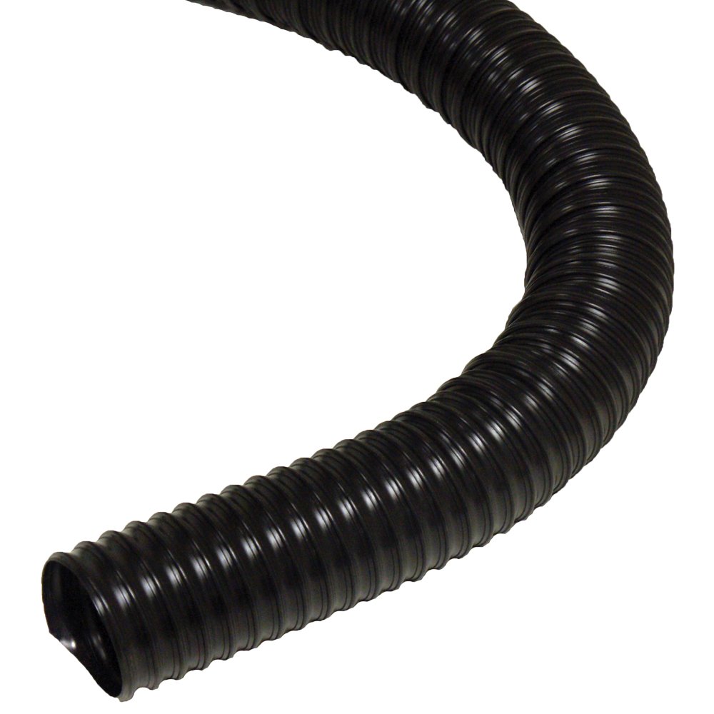 RubberCal Urethane Flex Fully Stretched Material Handling Hoses Black