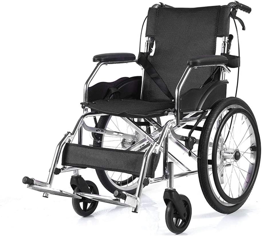 Folding Wheelchairs For The Elderly, Lightweight Aluminum Portable