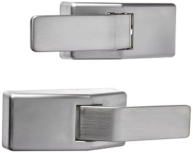 Glynn Johnson Hl6 5 Us26d As Hl6 Series Heavy Gauge Steel Heavy Duty Grade 1 Push Pull Latch Satin Chrome Finish T Strike And Asa Strike 5 Backset Door Levers Amazon Com Industrial Scientific