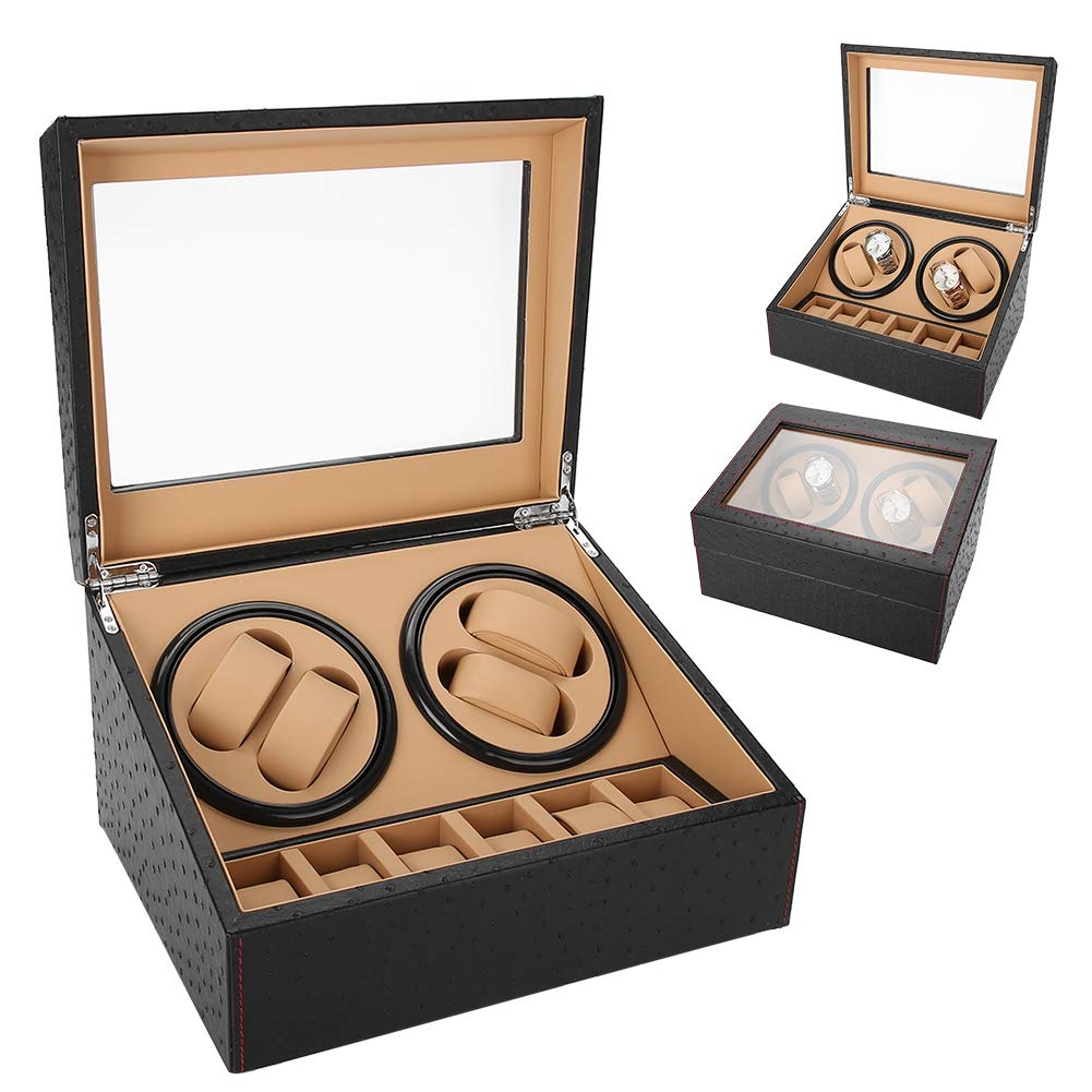 Automatic Rotating Watch Display Box, WhisperQuiet Electric Motor