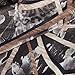 Perman Fashion Women Skinny Abstract Art Lines Printed Stretchy Pants Leggings (XL, Black)