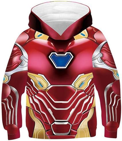 iron man hoodie kids
